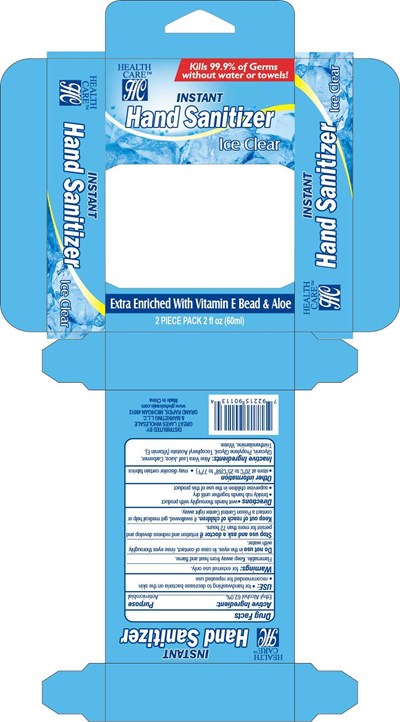 Package Label (Health Care 2oz Clear 2pk)